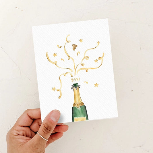 Pop the Champagne Card