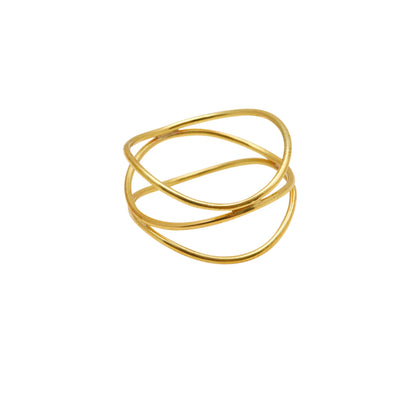 Fine Triple Wrap Ring