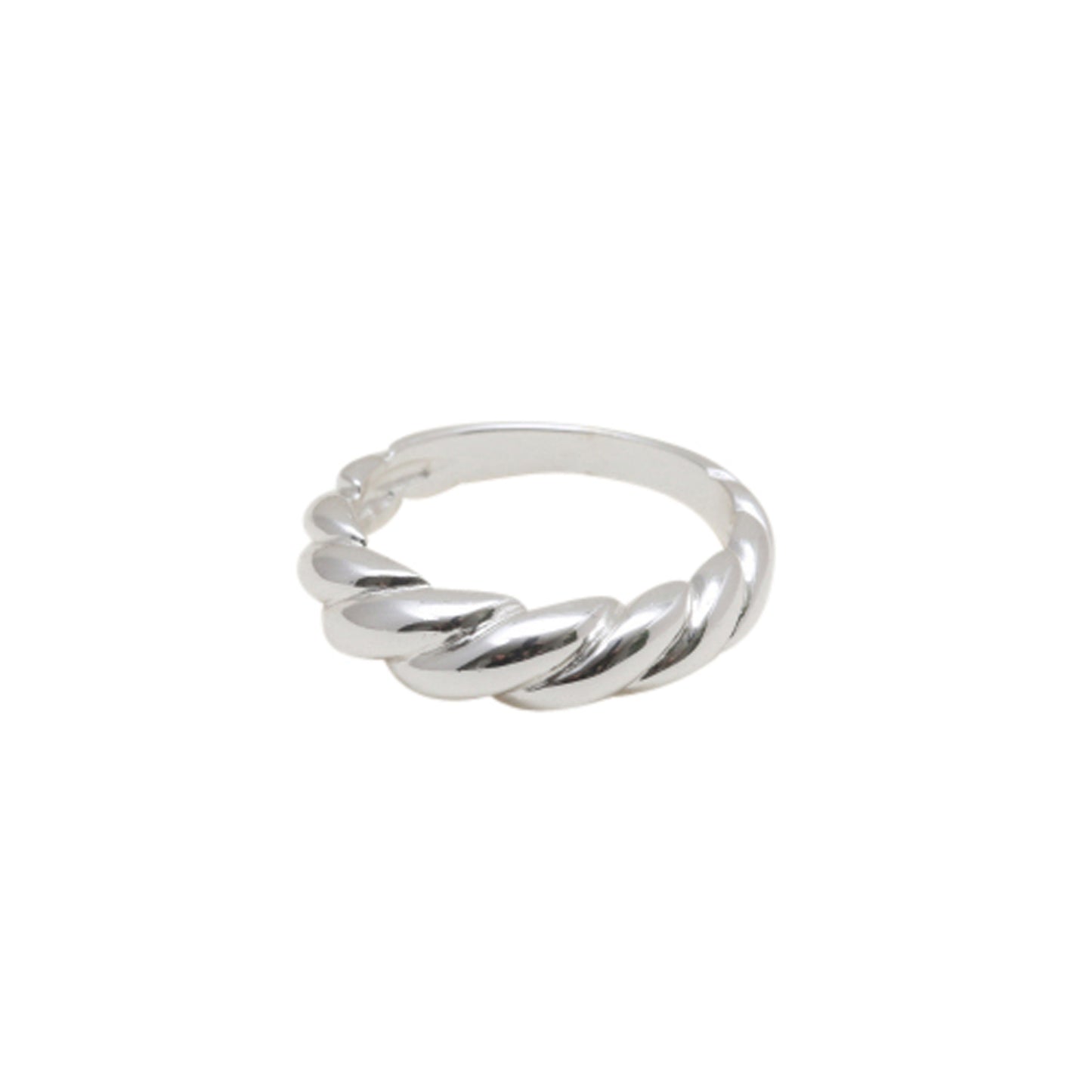 Croissant Ring Silver