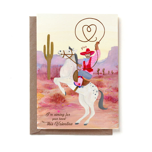 Val Cowboy Card