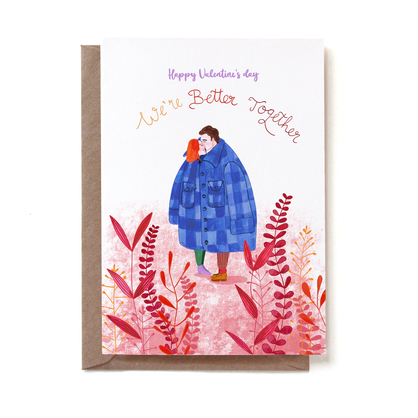 Valentine Couples Coat Card