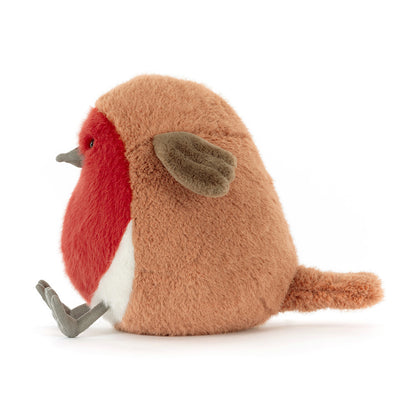Plum Robin Plush Toy