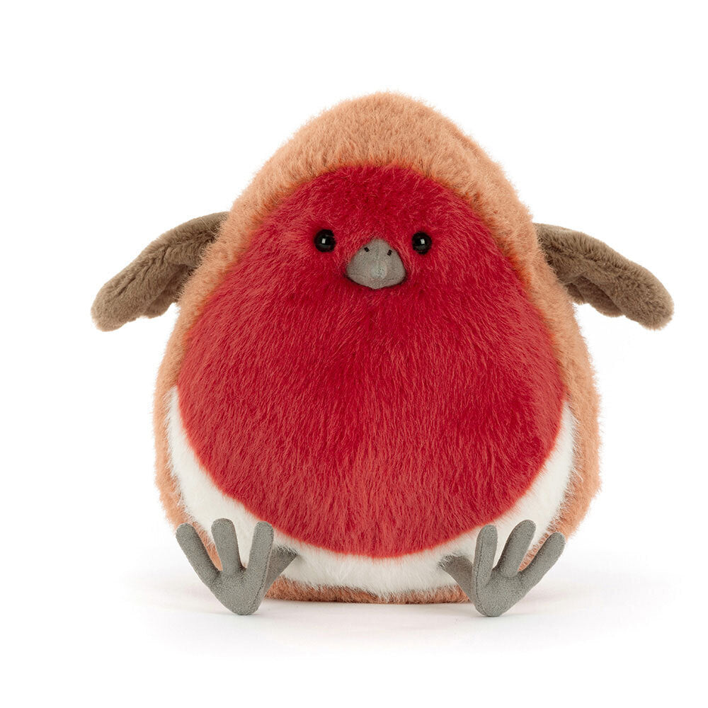 Plum Robin Plush Toy