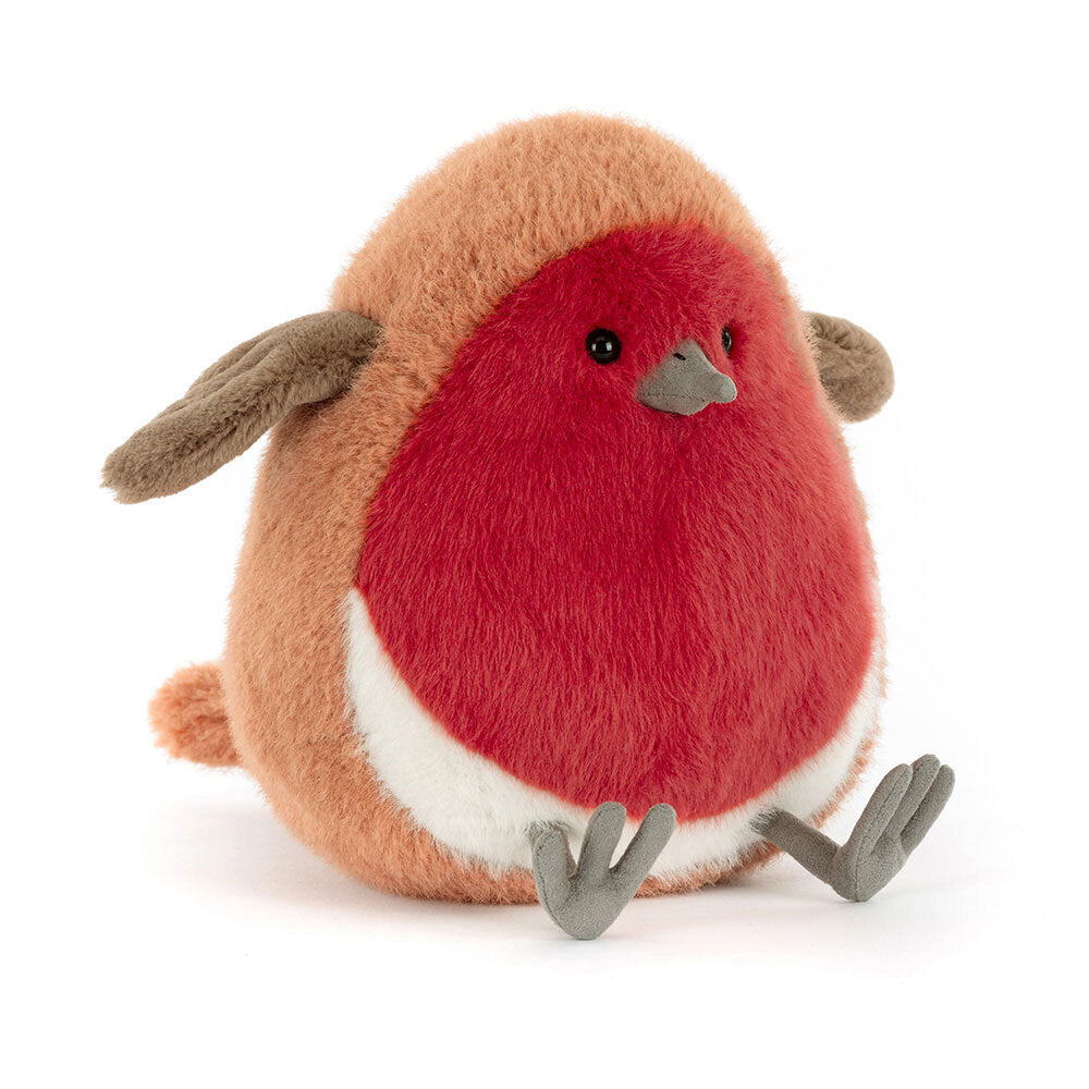 Plum Robin Plush Toy