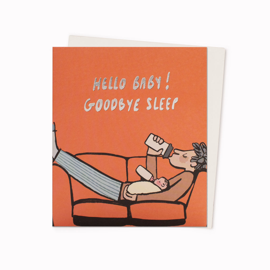 Hello Baby Goodbye Sleep Card