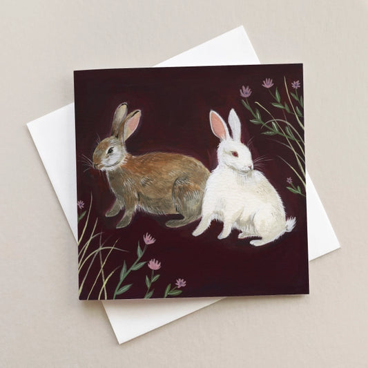 Rabbits Art Card