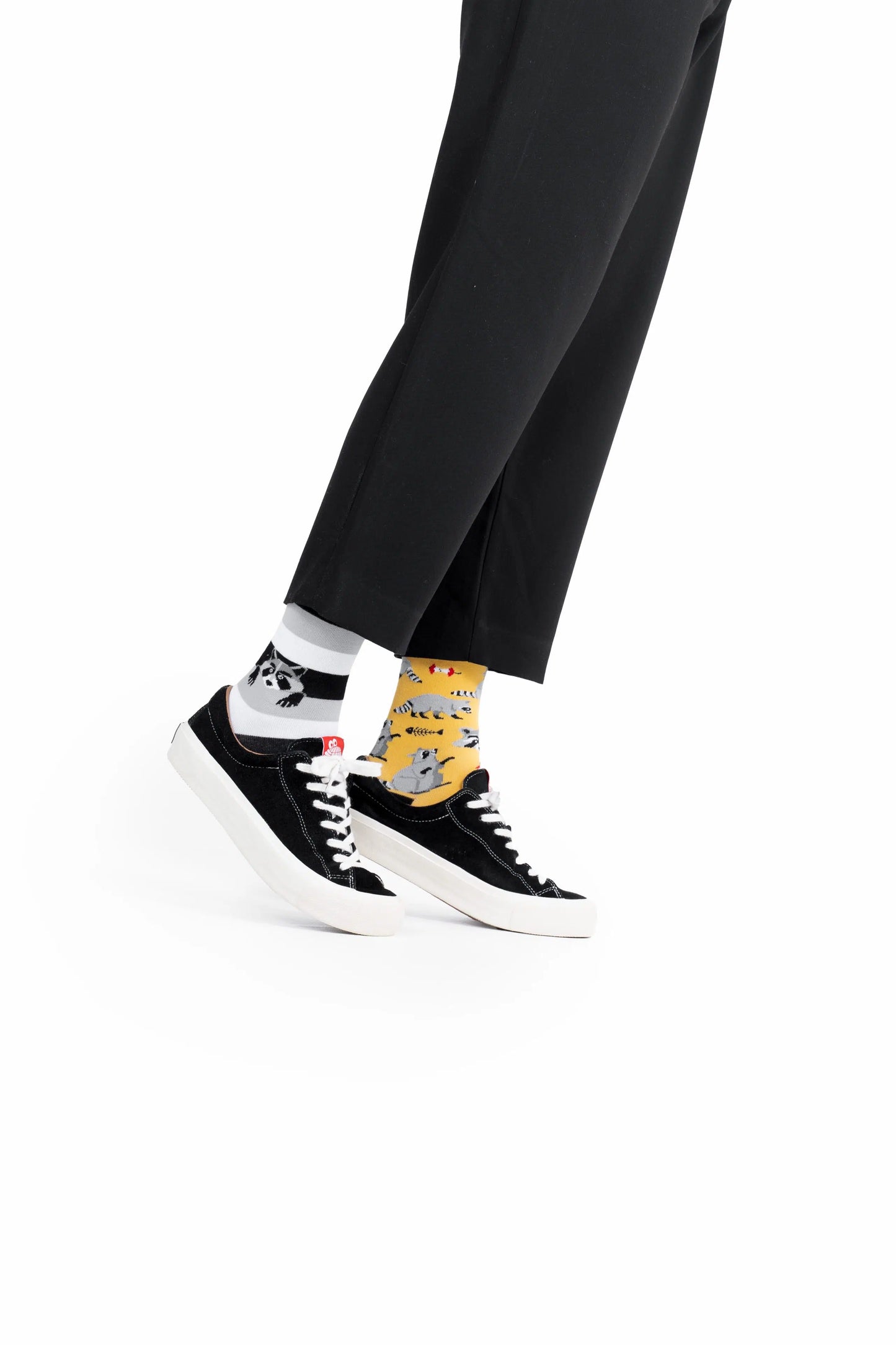 Raccoon Bandit Crew Socks