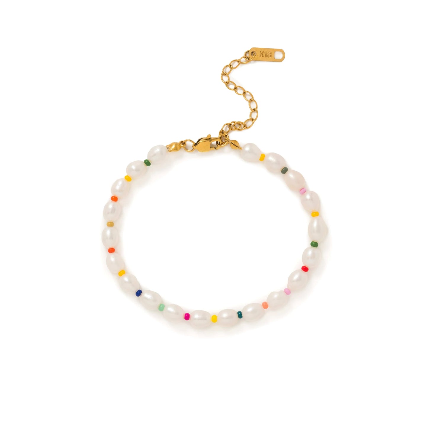 Rainbow Pearl Bracelet