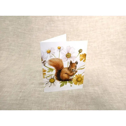 Red Squirrel Card