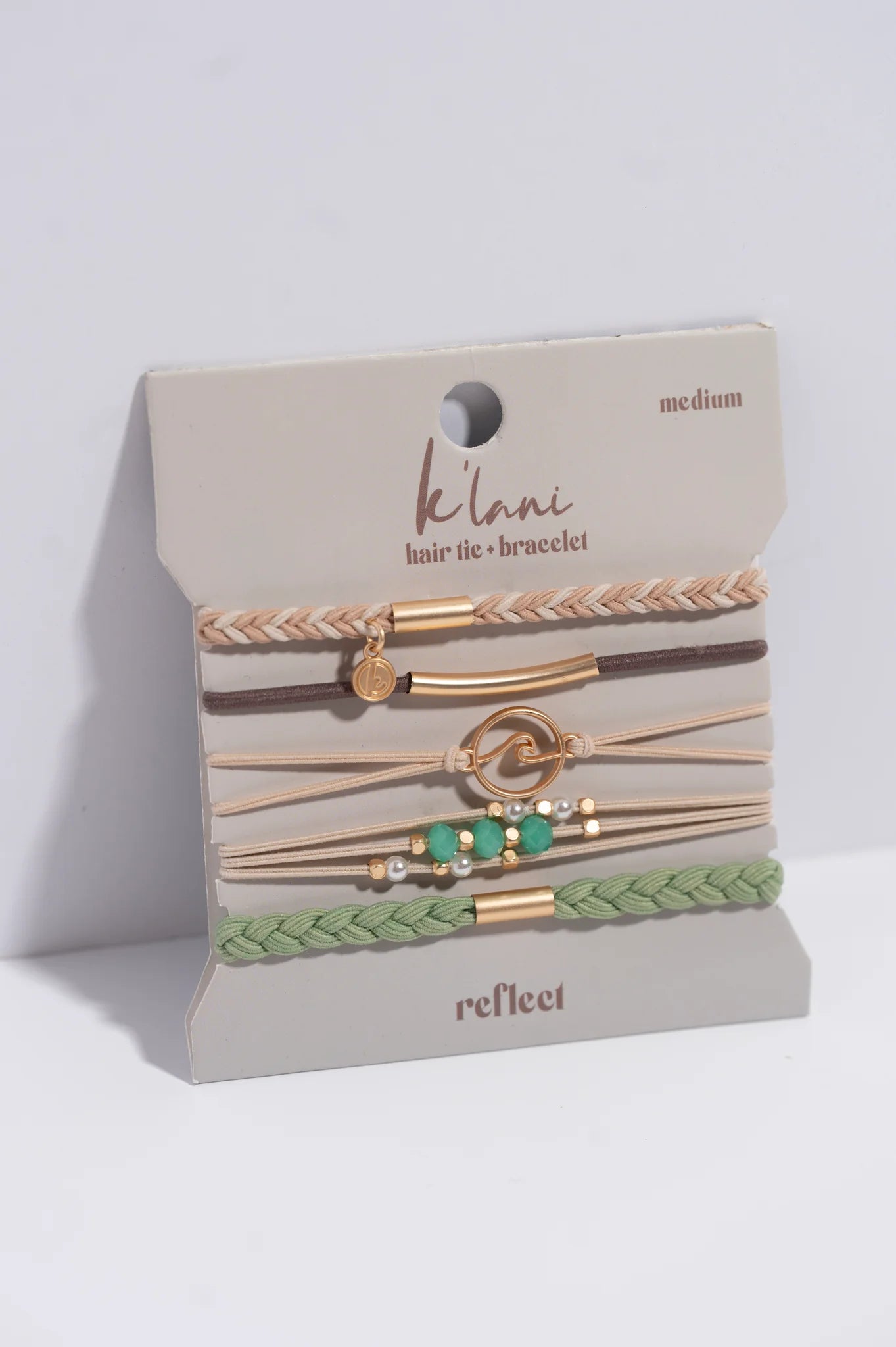 Reflect Hair Tie + Bracelets