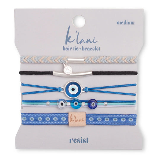 Resist Hair Tie + Bracelets