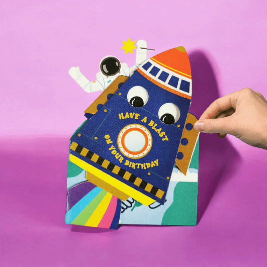 Rocket Interactive Birthday Card
