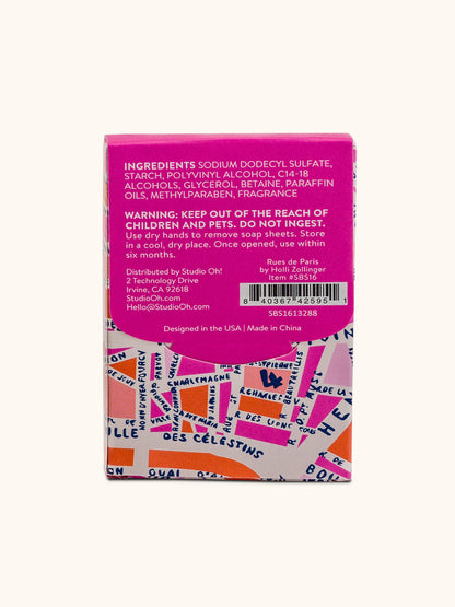 Rues De Paris Single-Use Soap Sheet