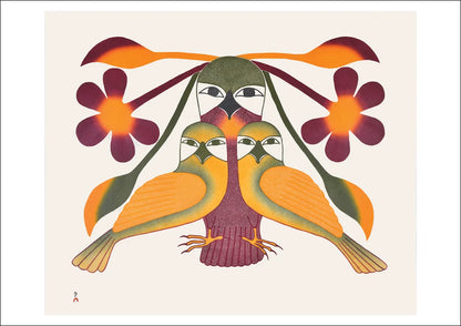 Kenojuak Ashevak Resplendent Owl Holiday Boxed Cards