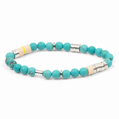 Intermix Stone Stacking Bracelet Turquoise