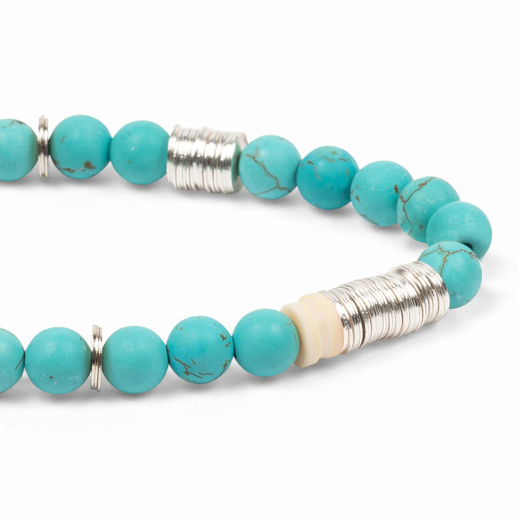 Intermix Stone Stacking Bracelet Turquoise