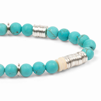 Intermix Stone Stacking Bracelet Turquoise