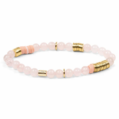 Intermix Stone Stacking Bracelet Rose Quartz
