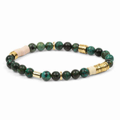 Intermix Stone Stacking Bracelet African Turquoi