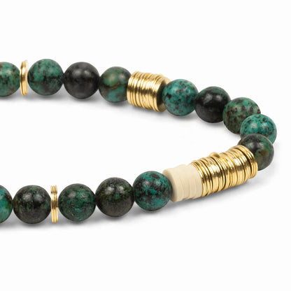 Intermix Stone Stacking Bracelet African Turquoi