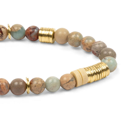 Intermix Stone Stacking Bracelet Aqua Terra
