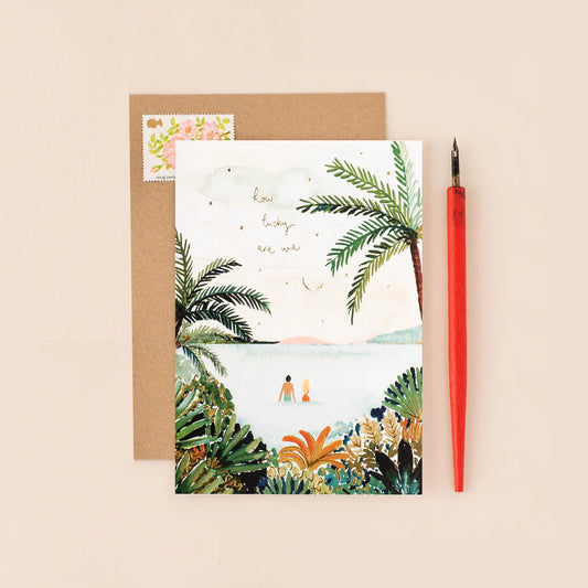 Island Scene Card