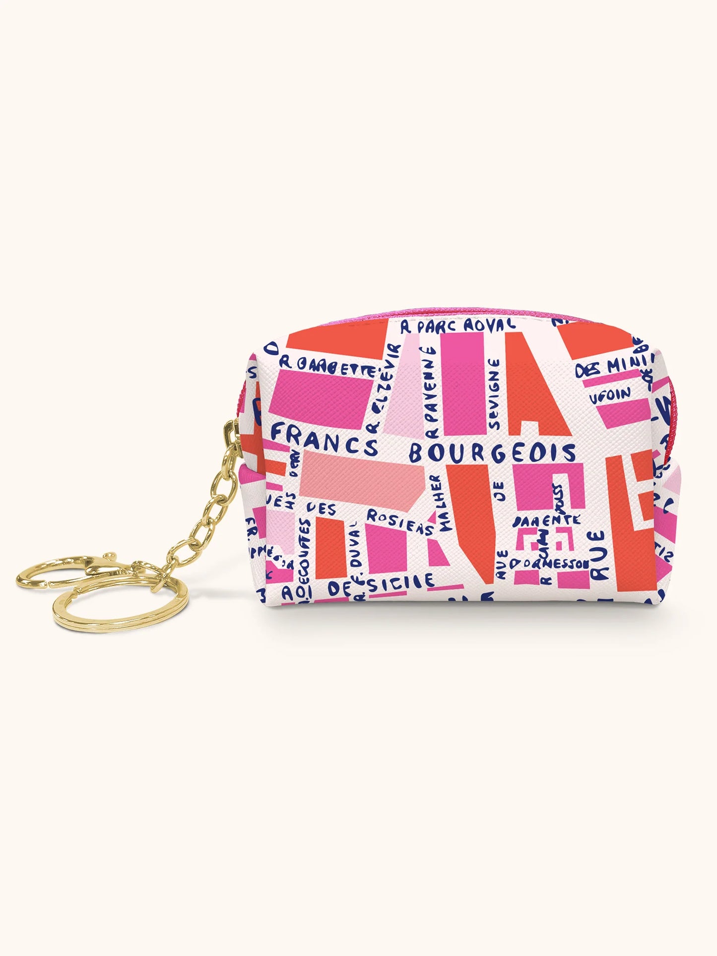 Rue De Paris Keychain Pouch