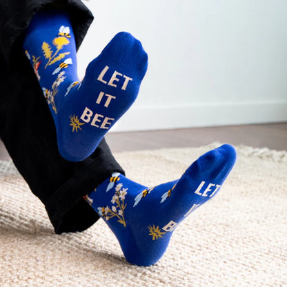 Men's Crew Socks Let It Bee