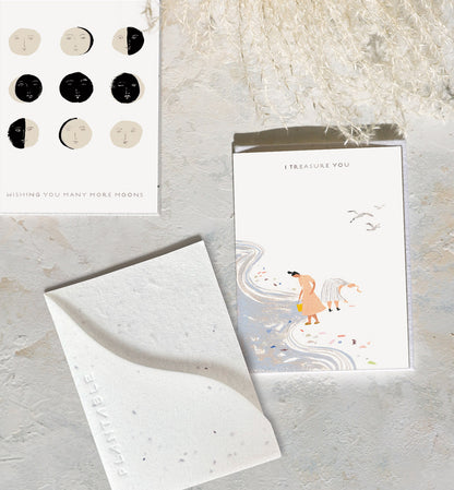 Treasures Sprouts Mini Greeting Card