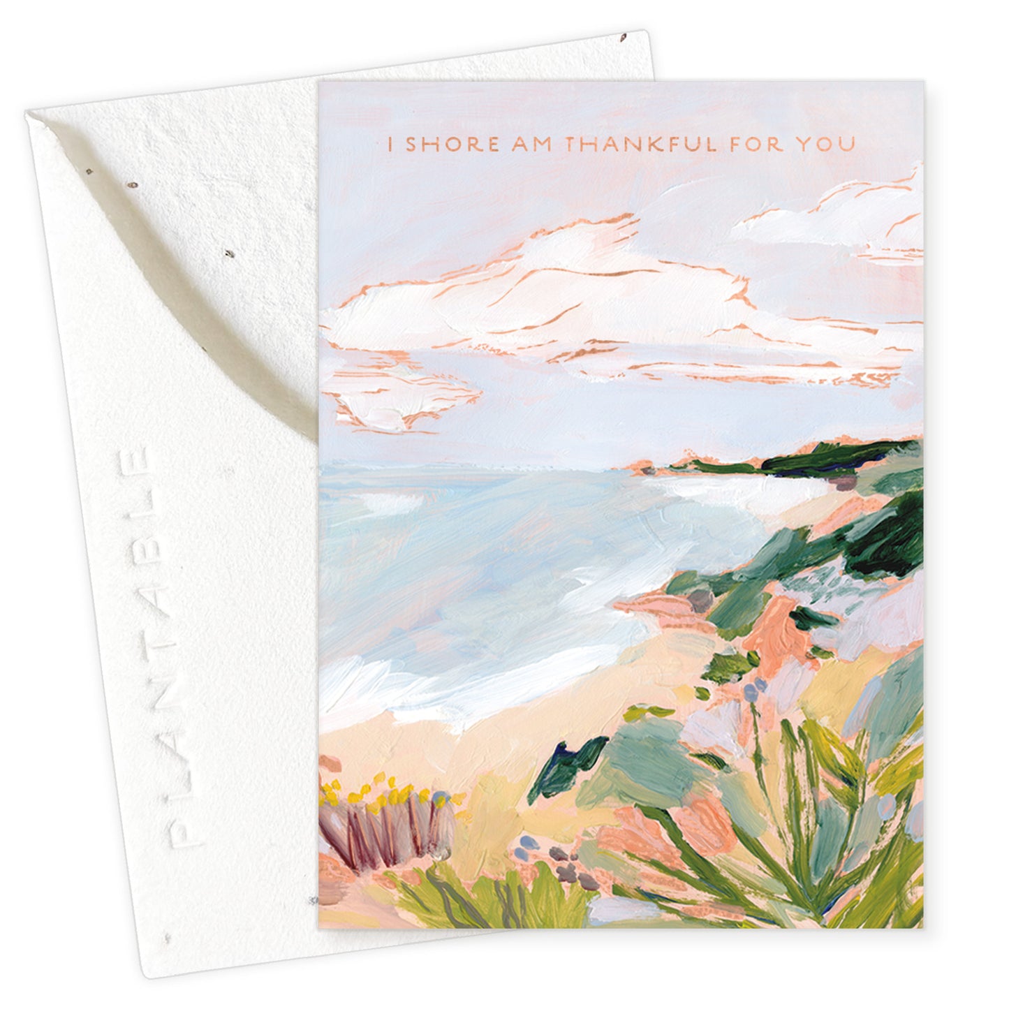 Shore Am Thankful Mini Greeting Card