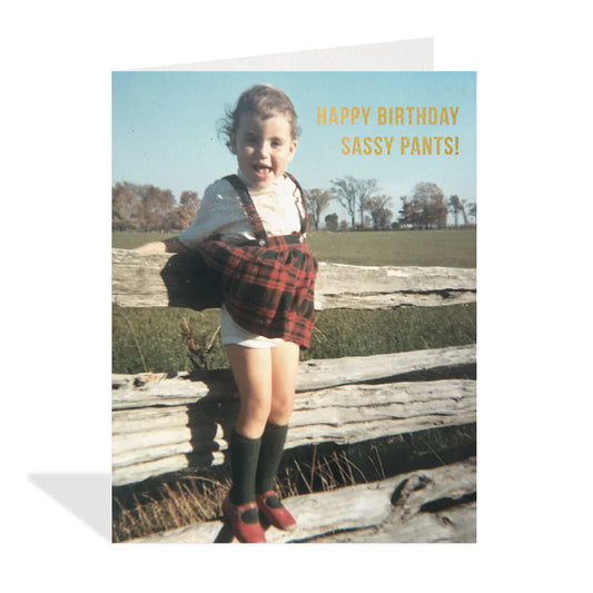 Sassy Pants Card