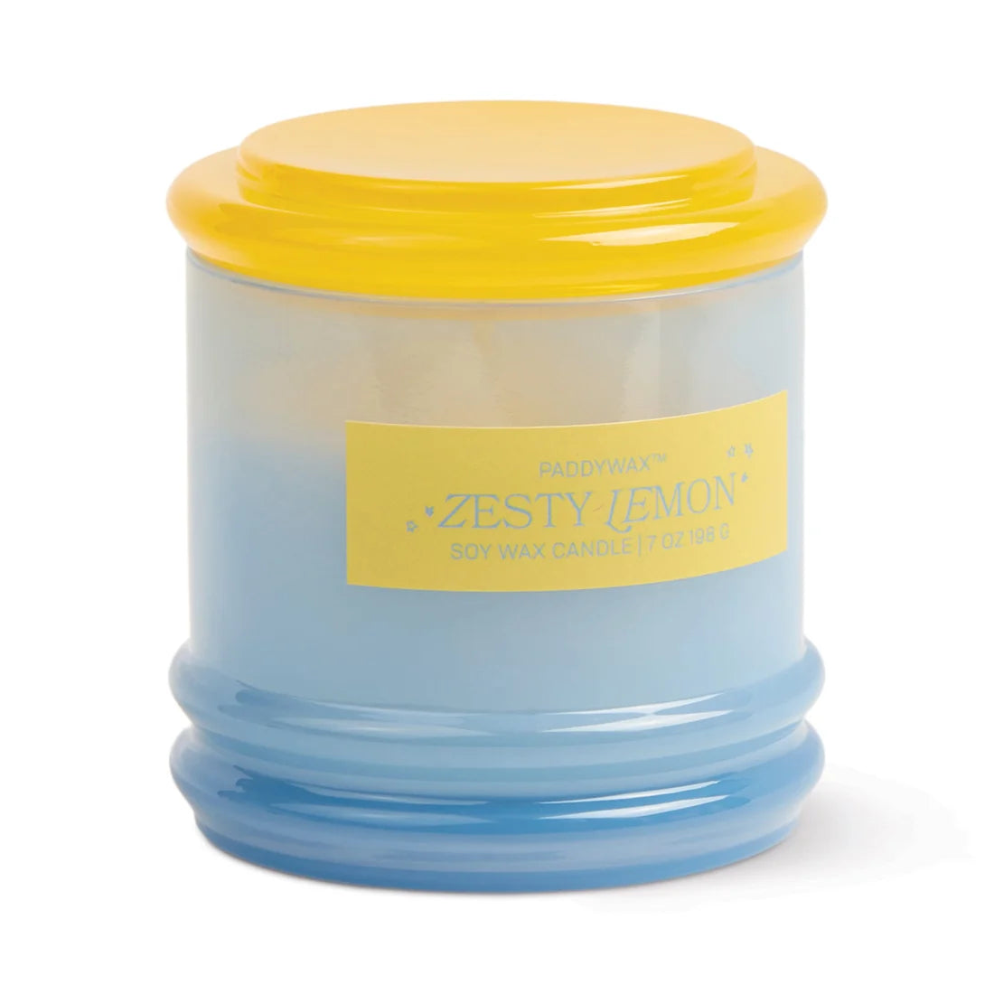 Stacked Candle Zesty Lemon 7oz