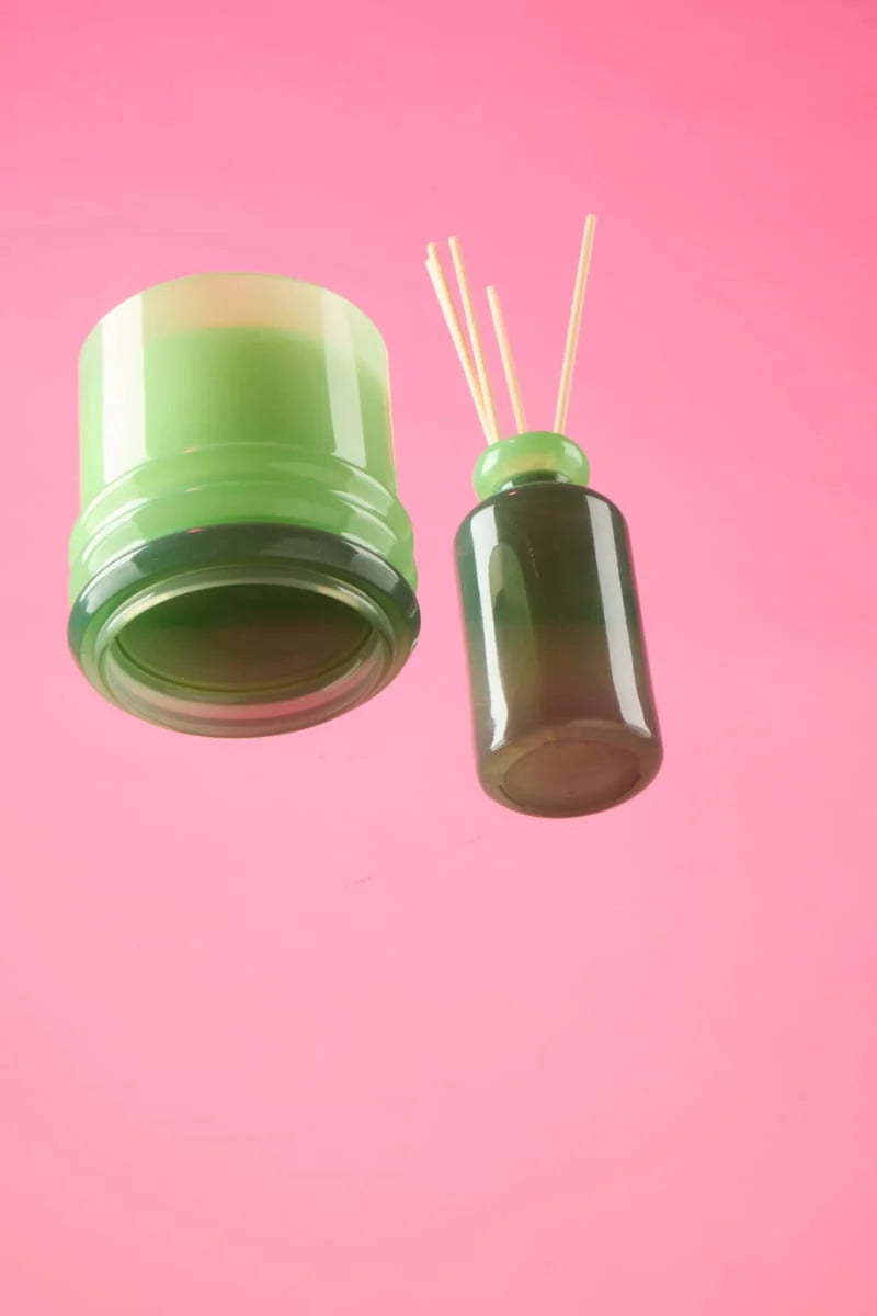 Stacked Glass Diffuser Minty Verde