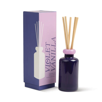 Stacked Glass Diffuser Violet Vanilla