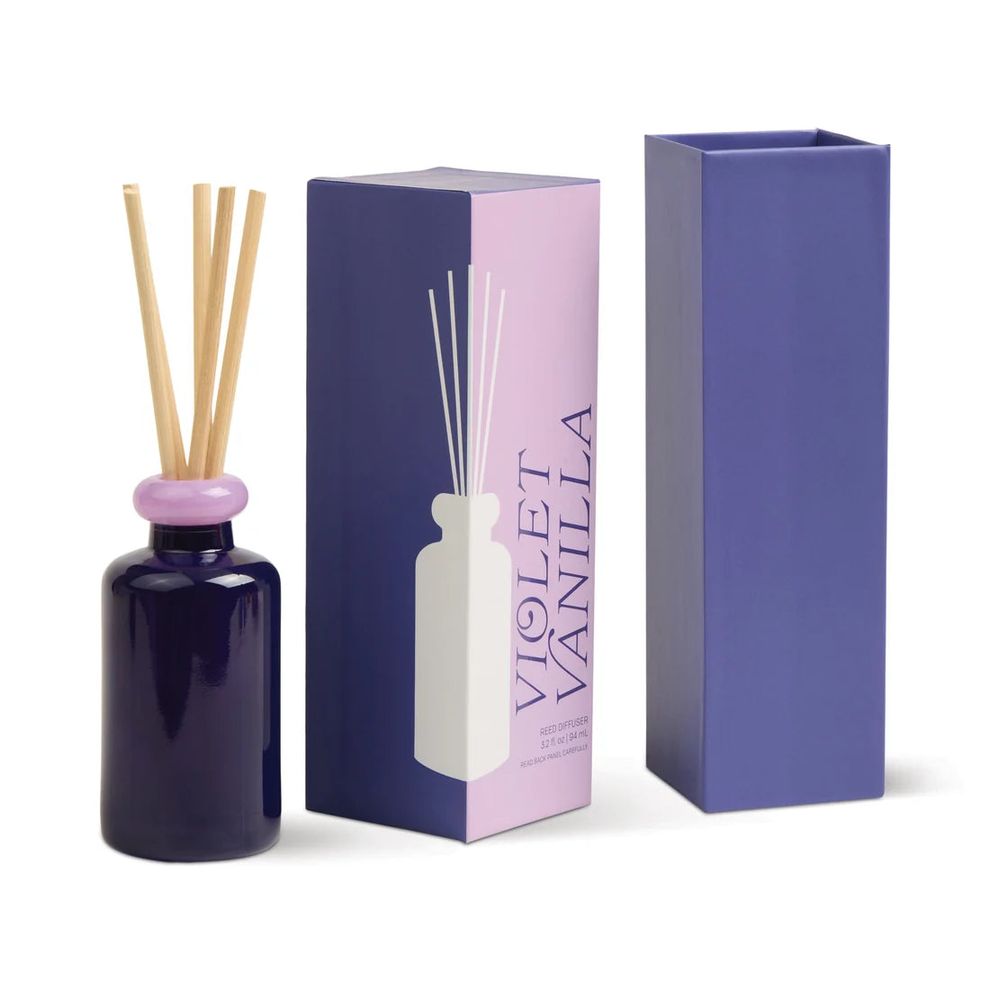 Stacked Glass Diffuser Violet Vanilla