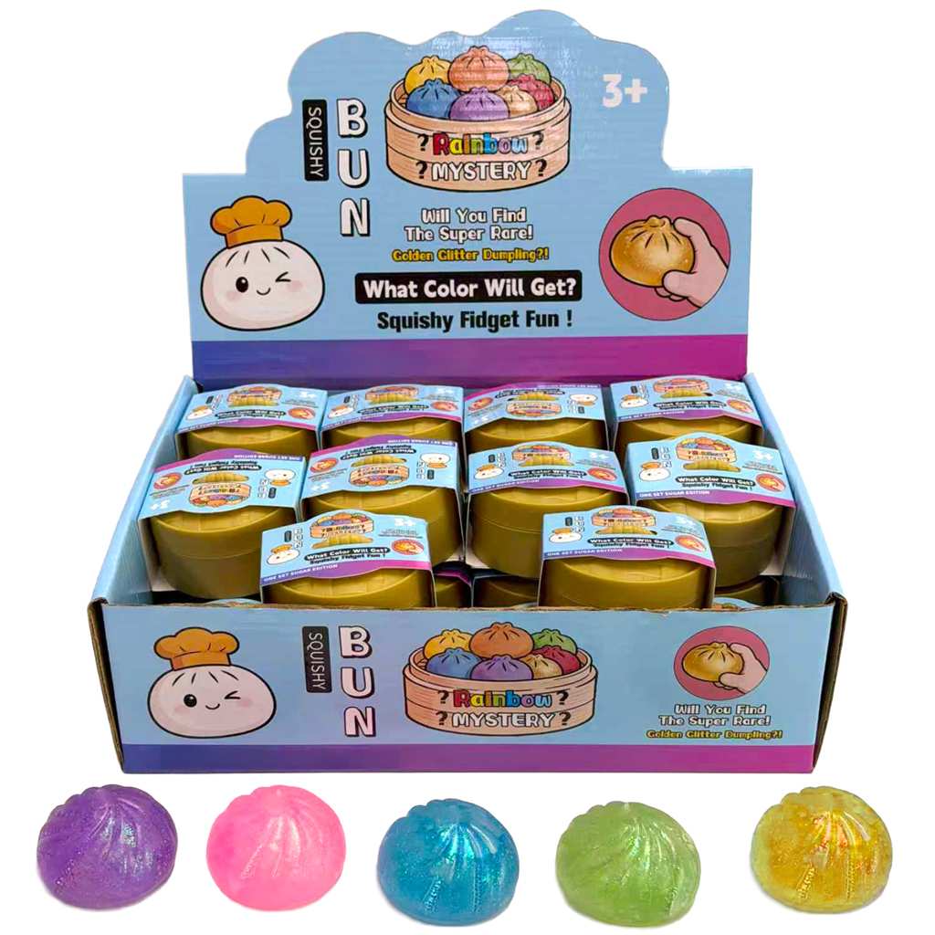 Large Glitter Bao Dumpling Bao Squish Toy
