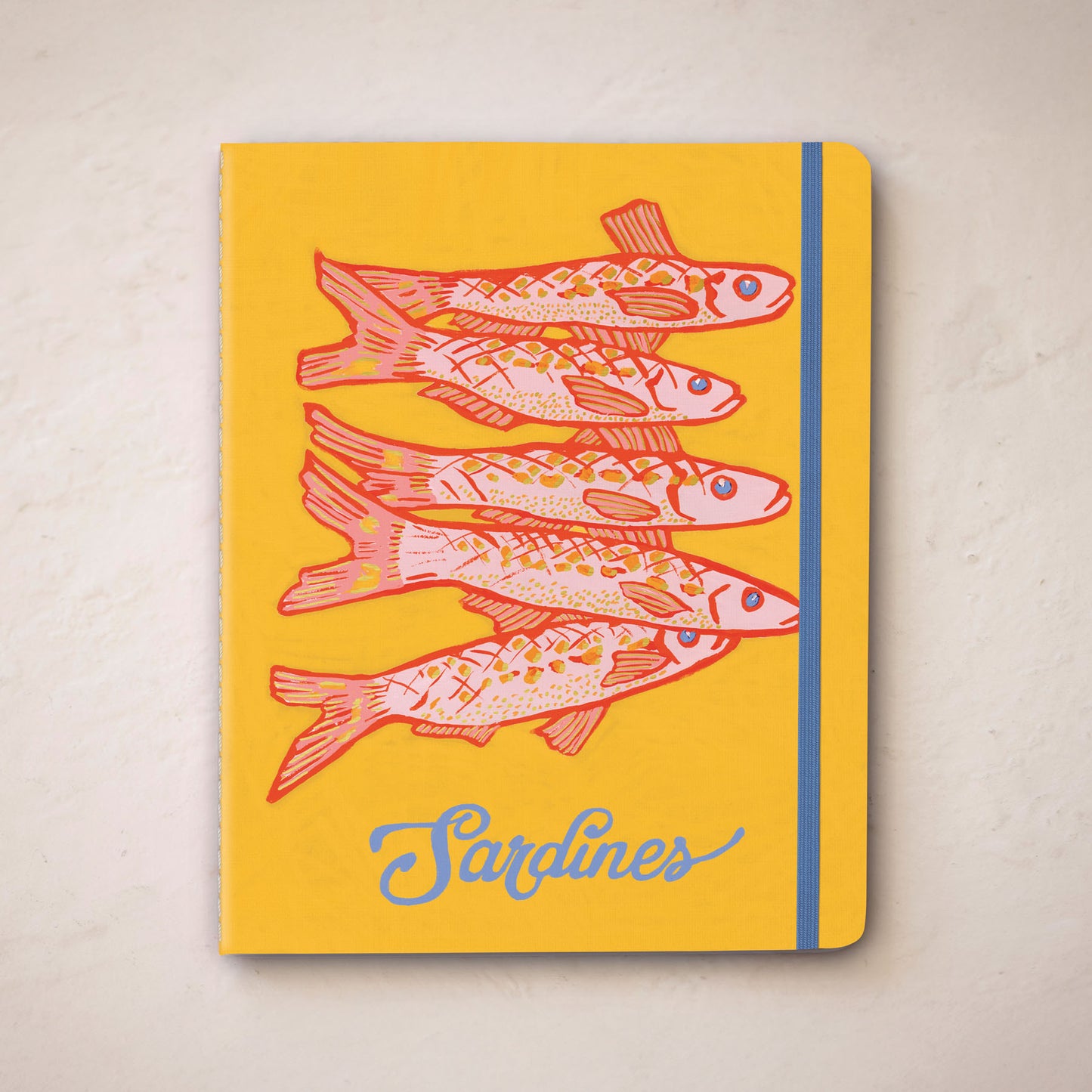 Blue Sardine Tin Three Notebook Set