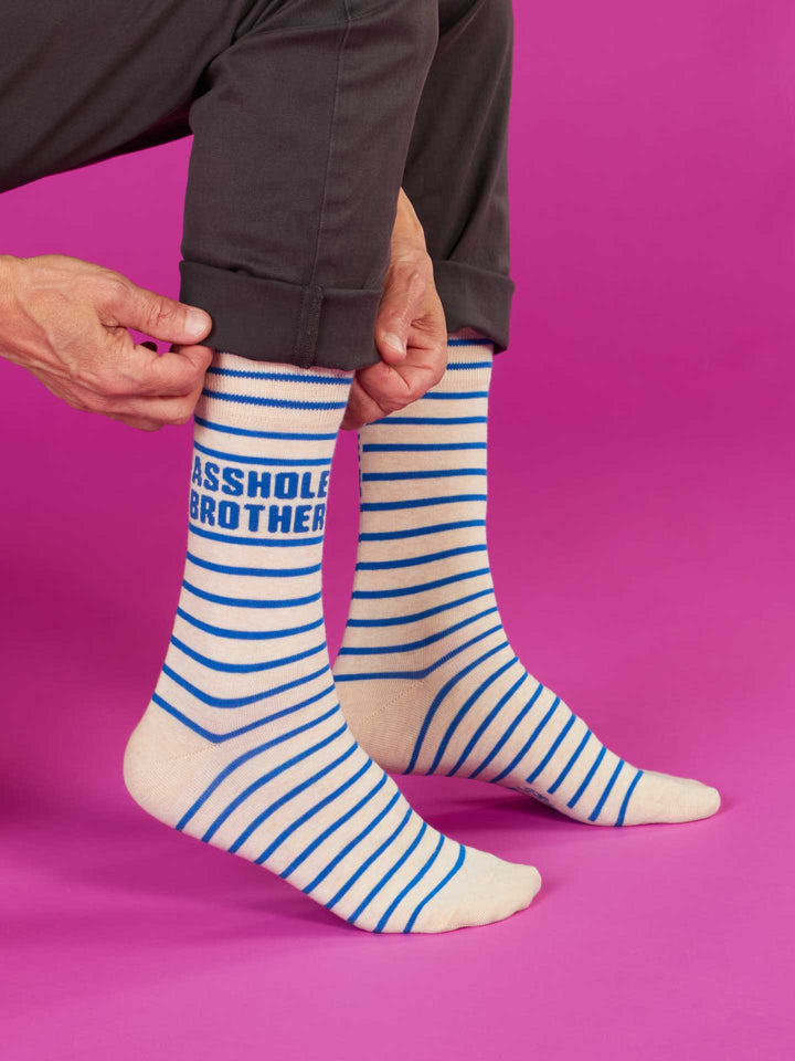 Men's Crew Socks Asshole Brother