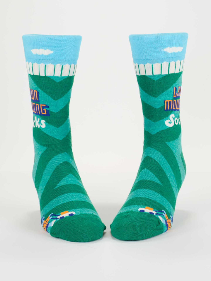 Men's Crew Socks Lawn Mowing