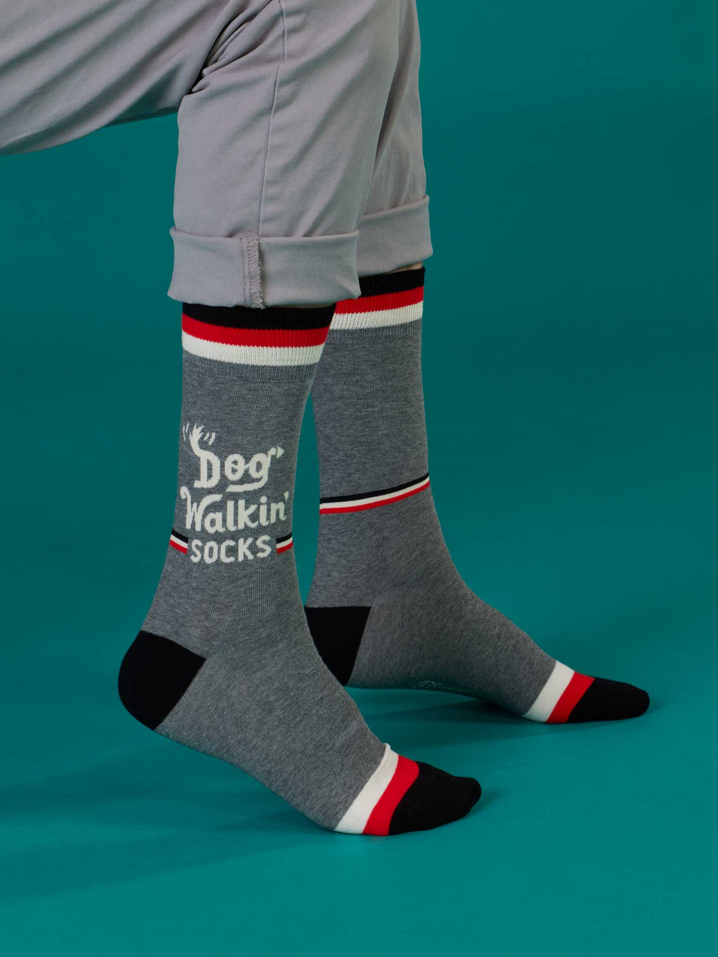 Men's Crew Socks Dog Walkin