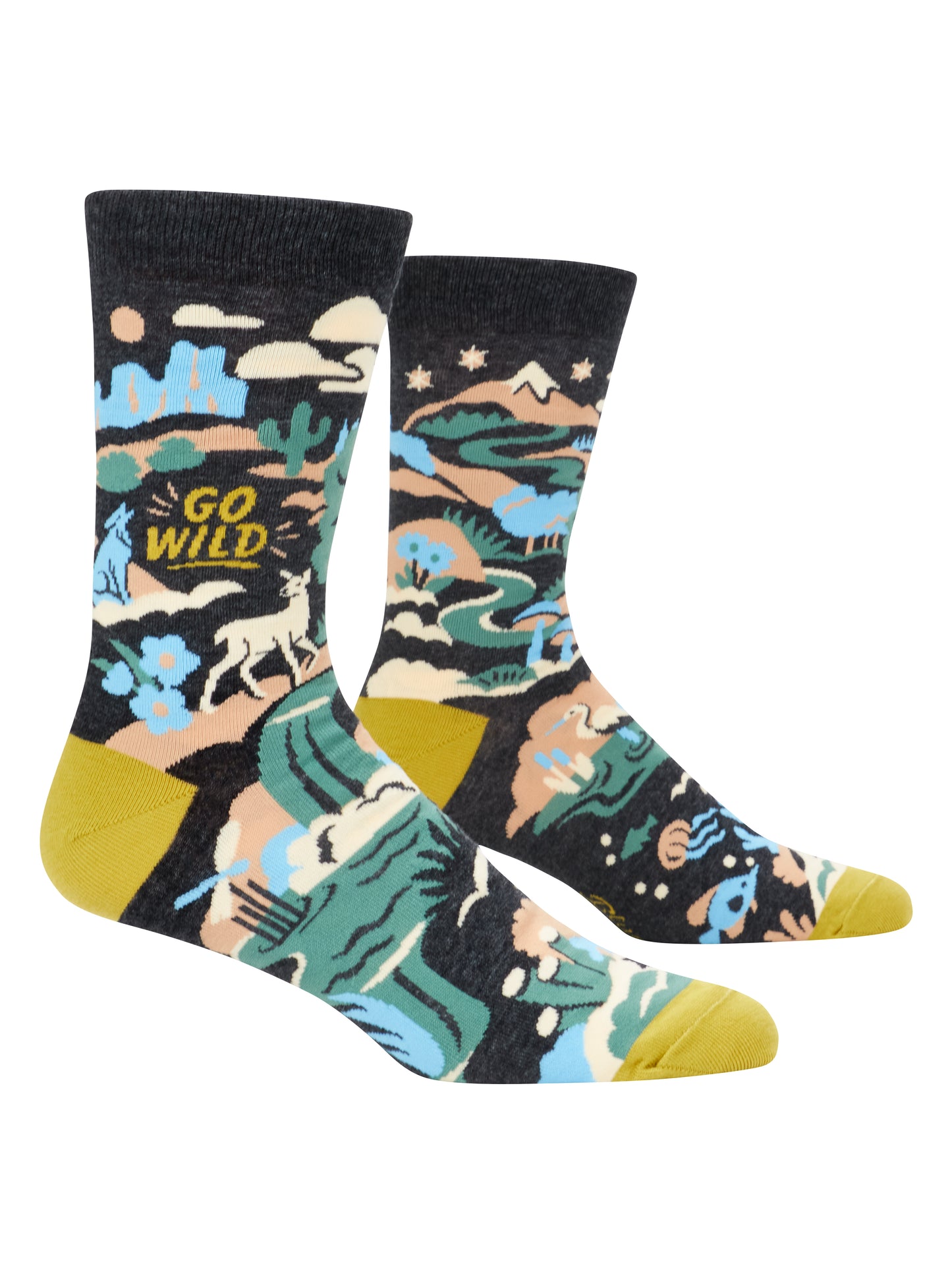 Men's Crew Socks Go Wild