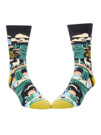 Men's Crew Socks Go Wild