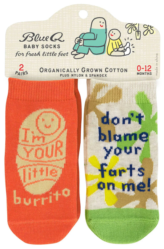 Baby Socks Little Burrito / Fart