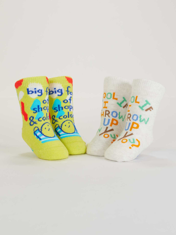 Baby Socks Shapes Colours / Throw up