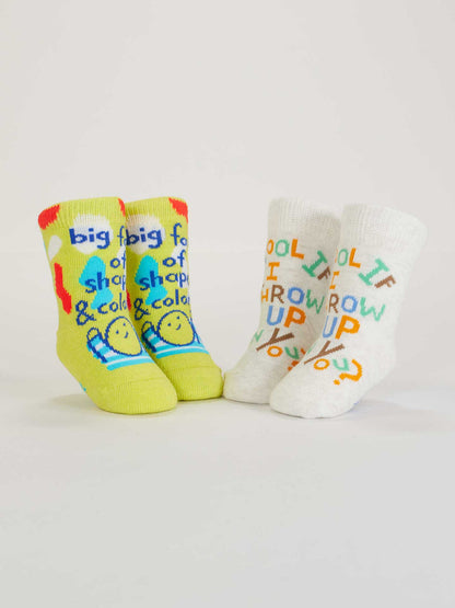 Baby Socks Shapes Colours / Throw up