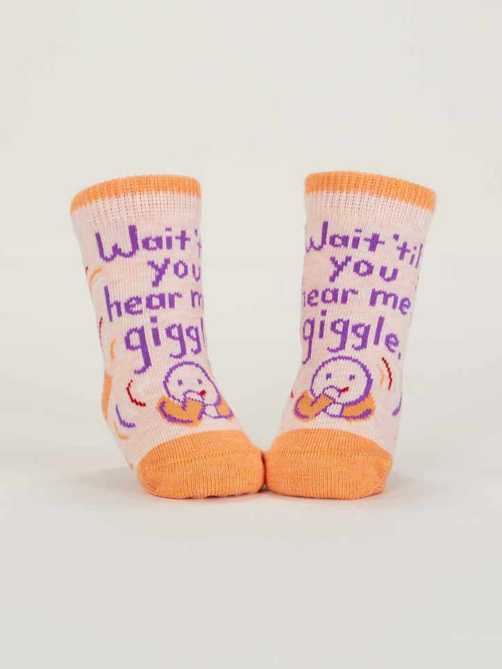 Baby Socks Hear Me Giggle / Sleep