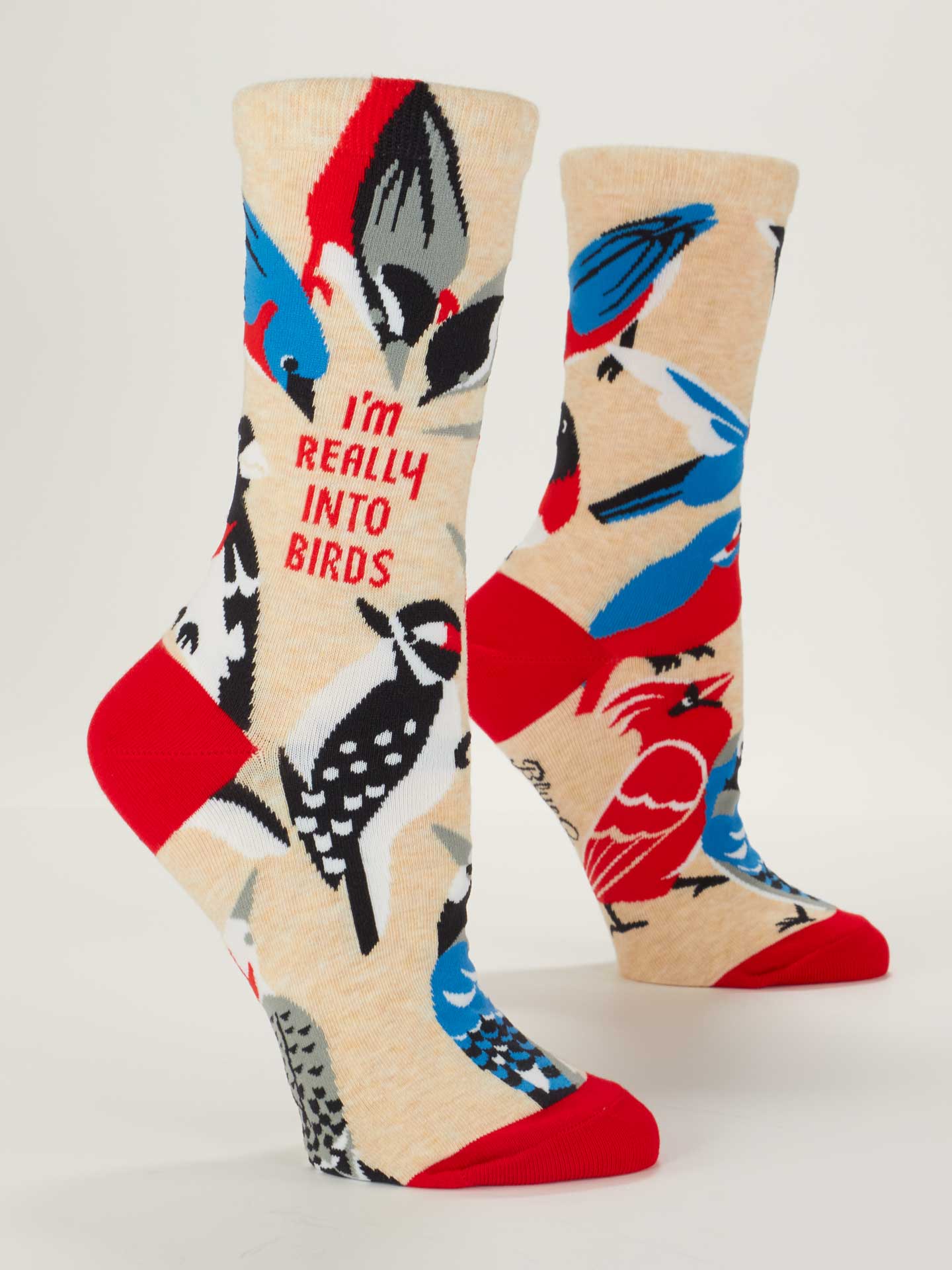 Women's Crew Socks Really Into Birds