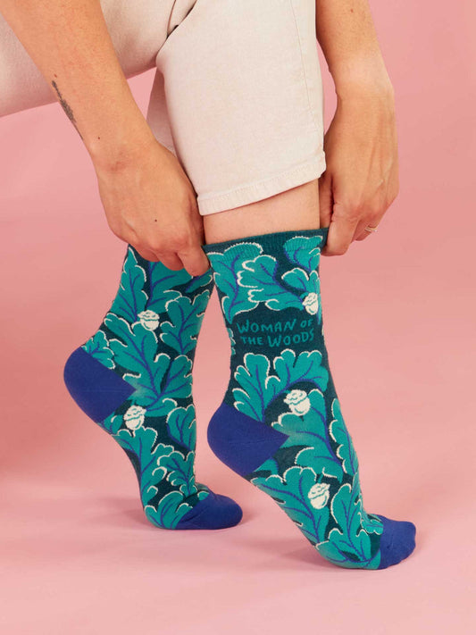 Women's Crew Socks Woman Of The Wood