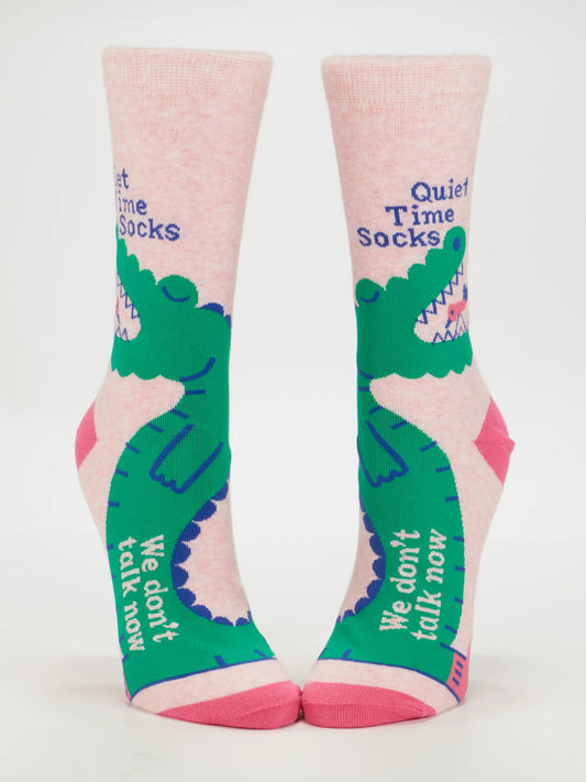 Women's Crew Socks Quiet Time