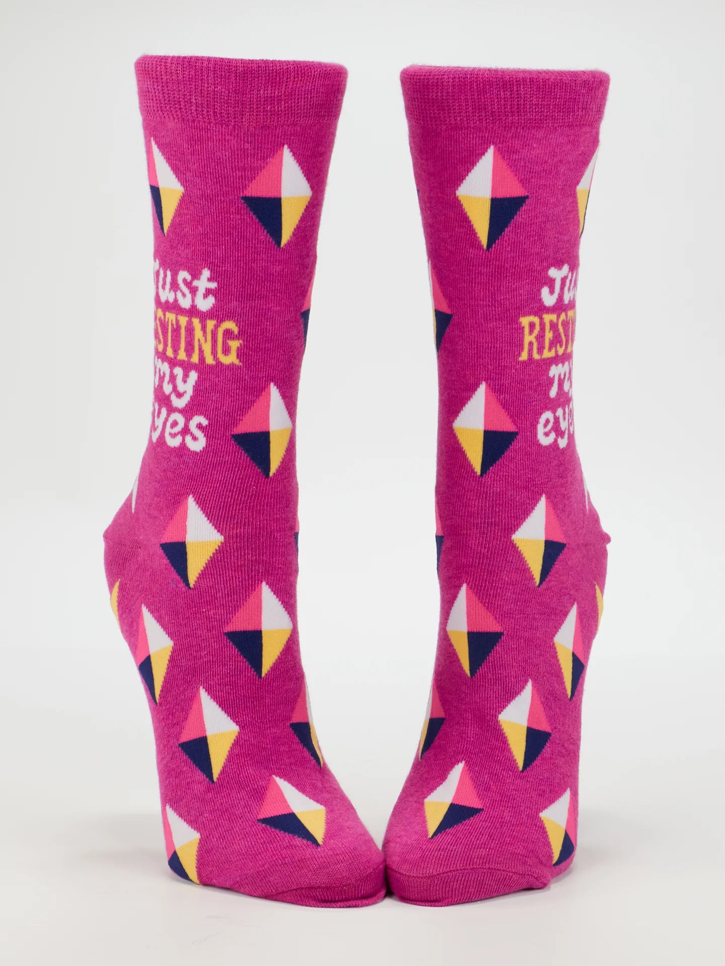 Women's Crew Socks Resting My Eyes